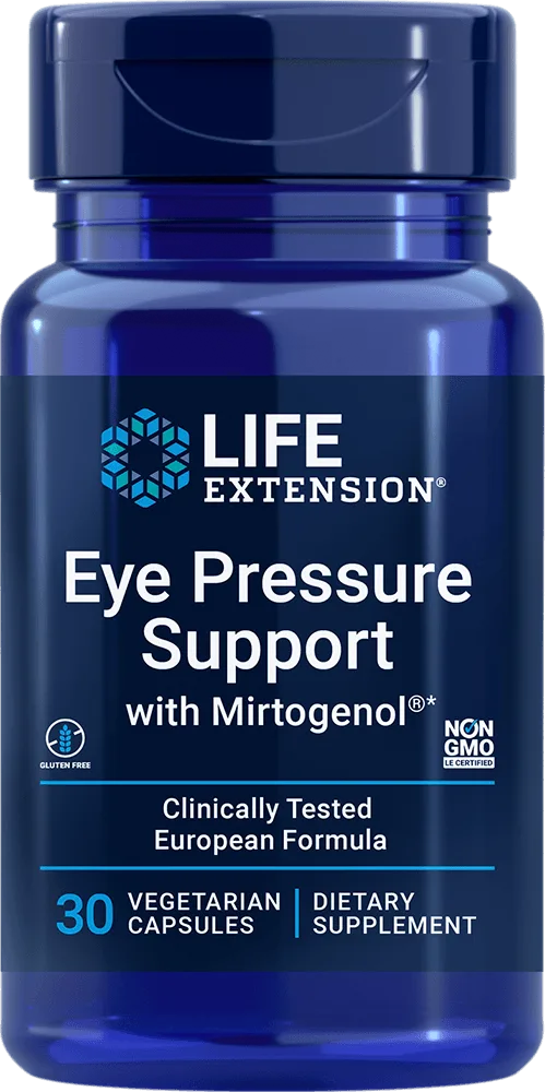 Eye Pressure Support with Mirtogenol®, 30 vegetarian capsules