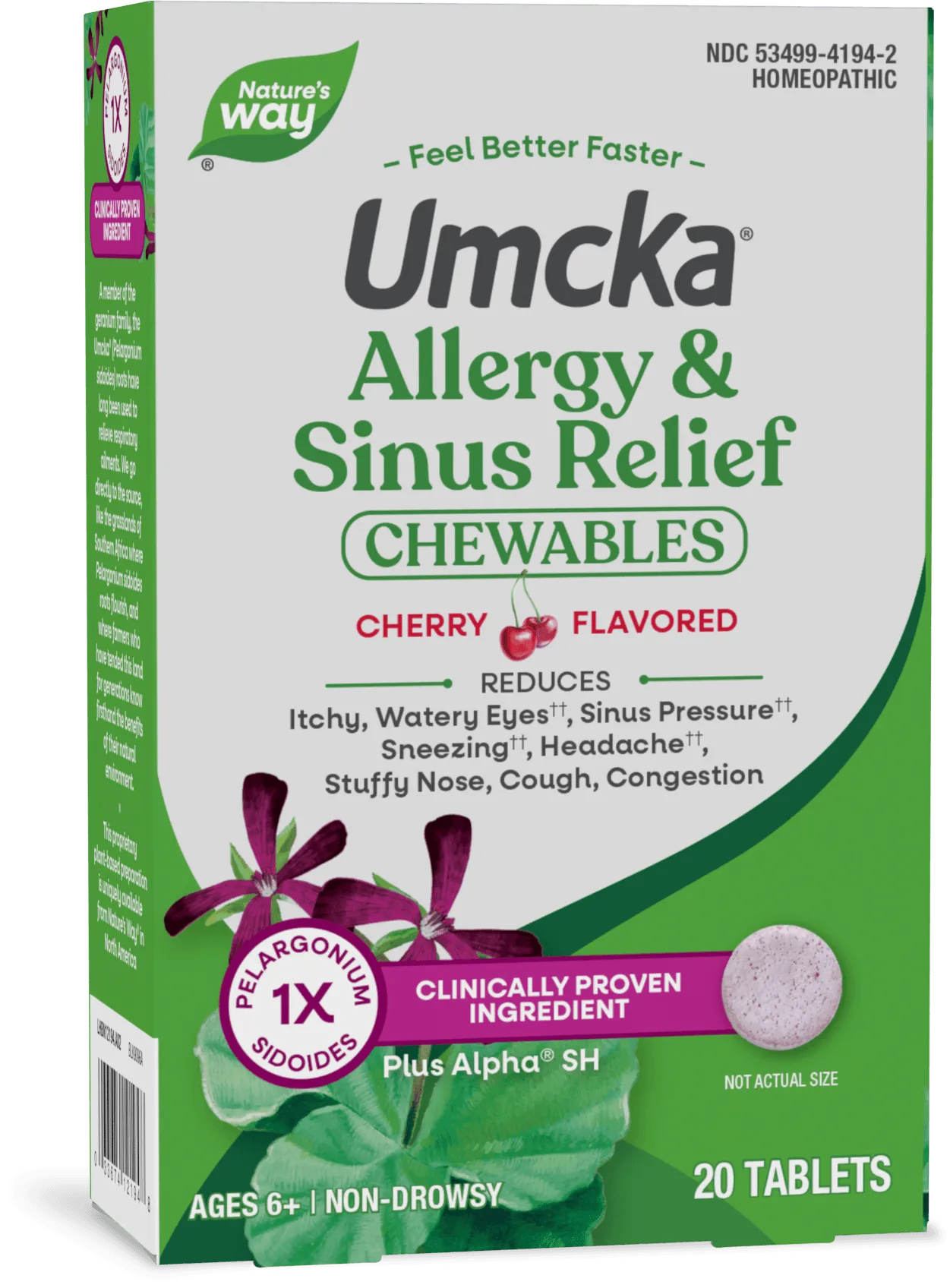 Umcka® Allergy & Sinus Relief Chewables