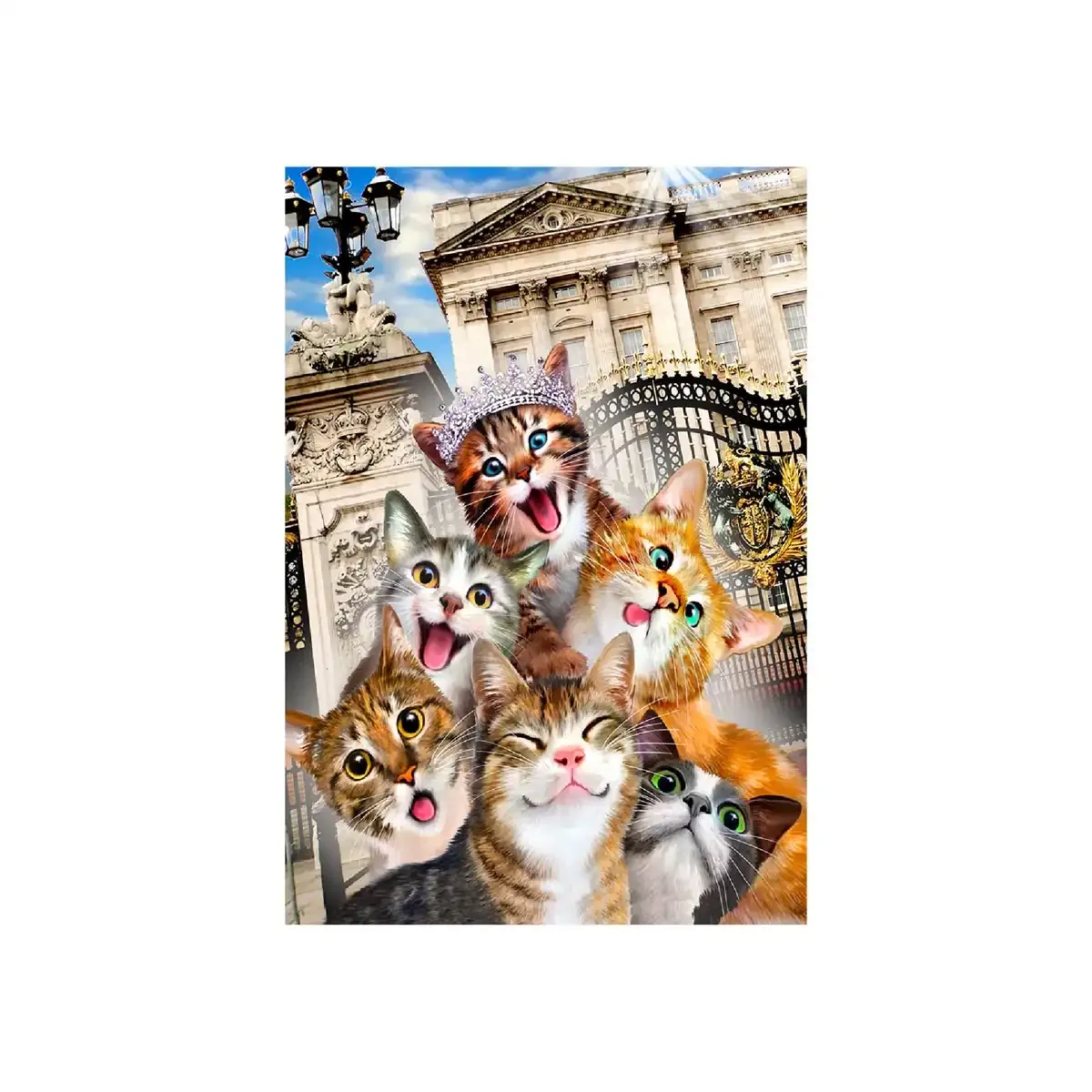 Kittens in London 200 Wooden Puzzle