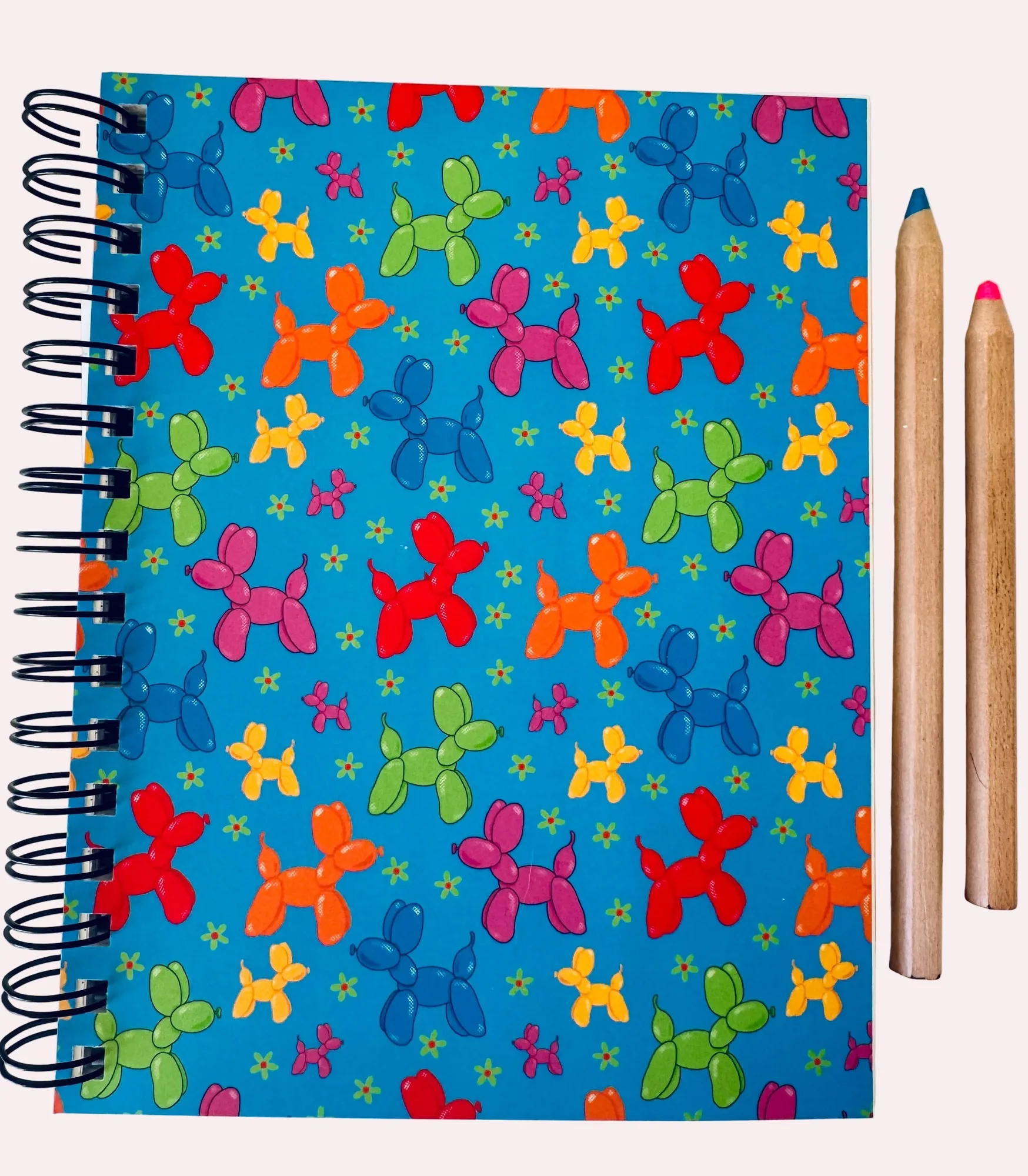 Softcover Dot Grid Journal | Spiral Bound Notebook with Original Artwork