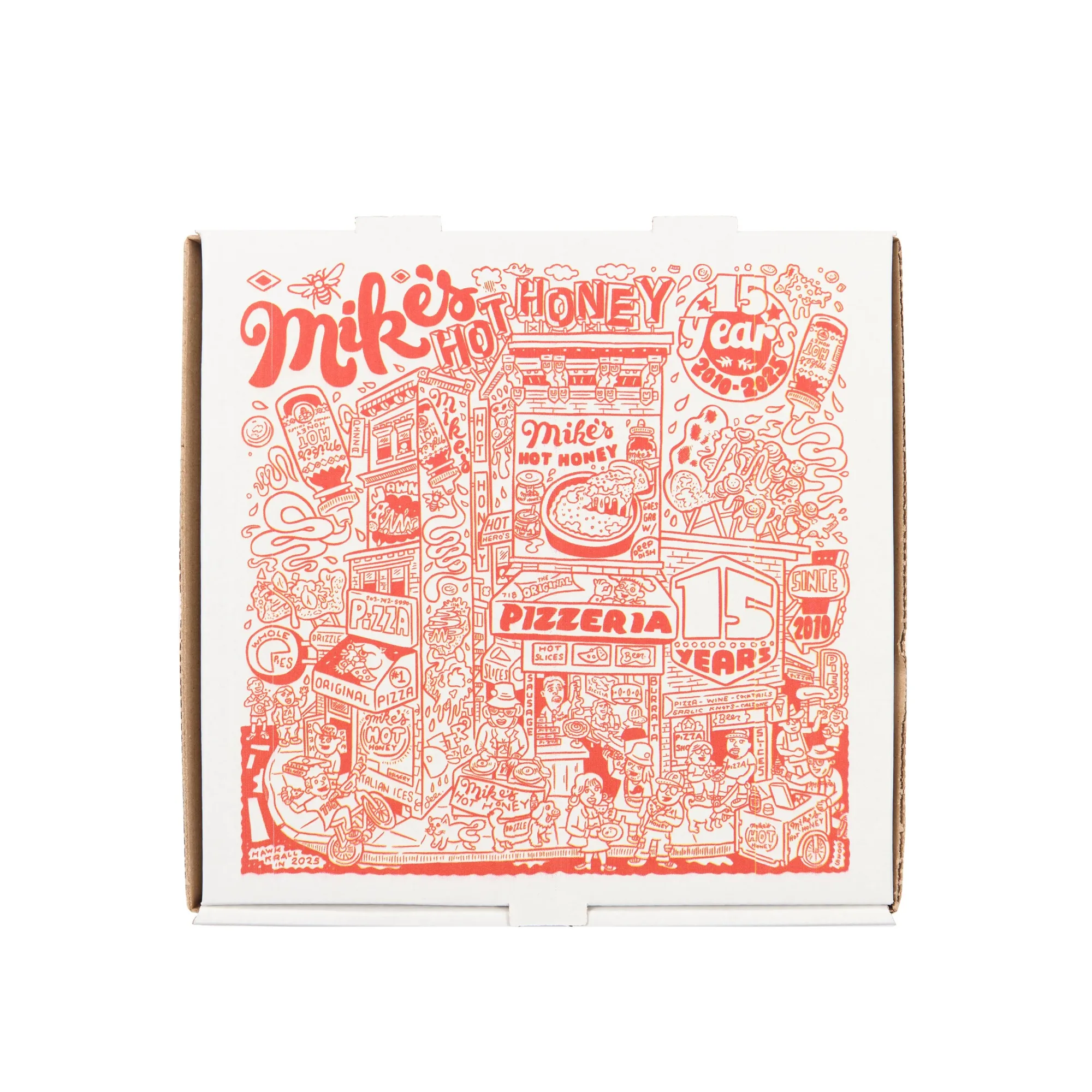 Coffret pizza 15e anniversaire Mike's Hot Honey : ce qu'il contient