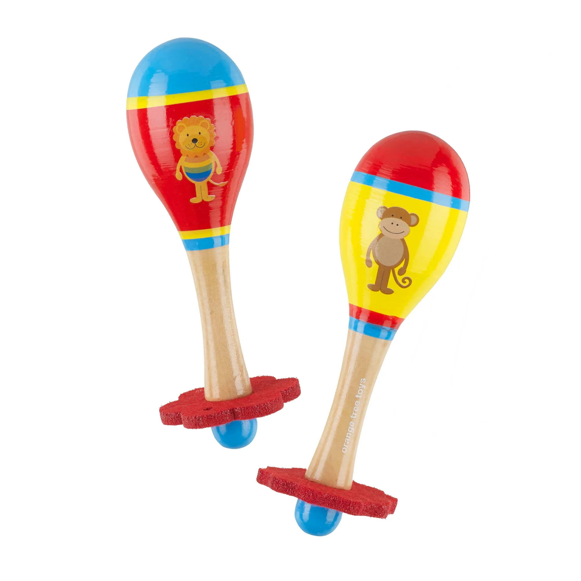 Lion & Monkey Maraca Set: Musical Fun for Babies