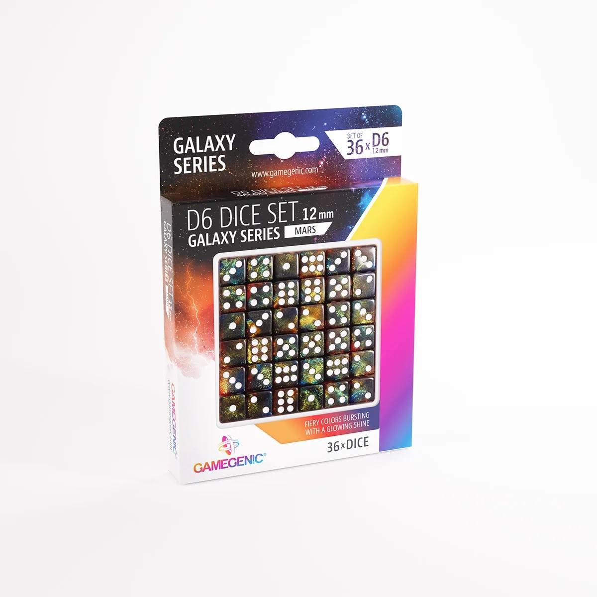 D6 DICE SET (set of 36) GALAXY SERIES