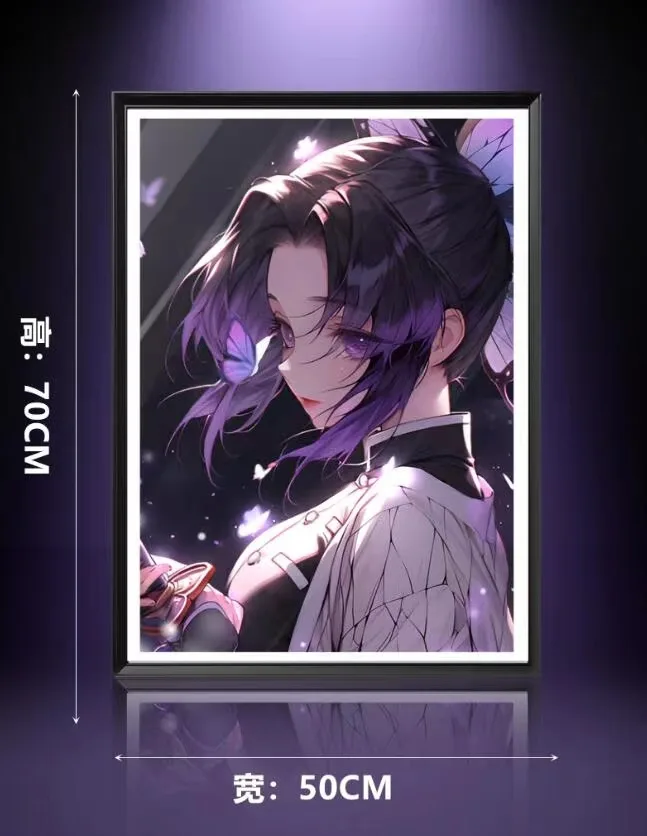 Insect Hashira Shinobu Kocho Decorative Painting - Demon Slayer: Kimetsu no Yaiba Decorative Painting - AMaoHuaShe Studio