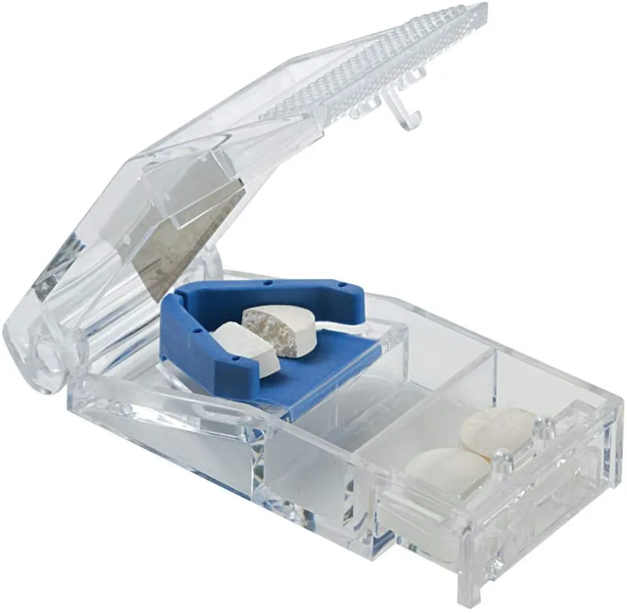 Cortador de pastillas Ezy Dose® Adult-Lock®, Azul