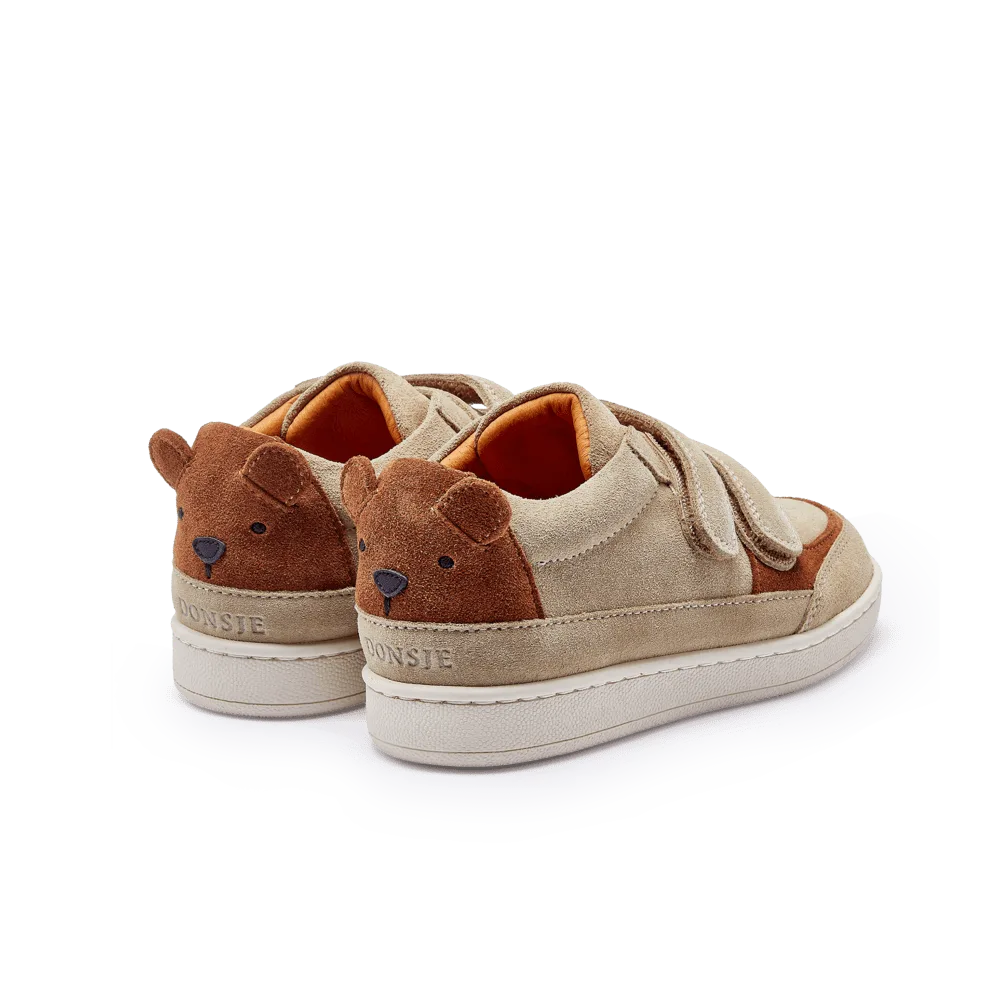 Rinou Sneakers | Bear | Taupe Suede
