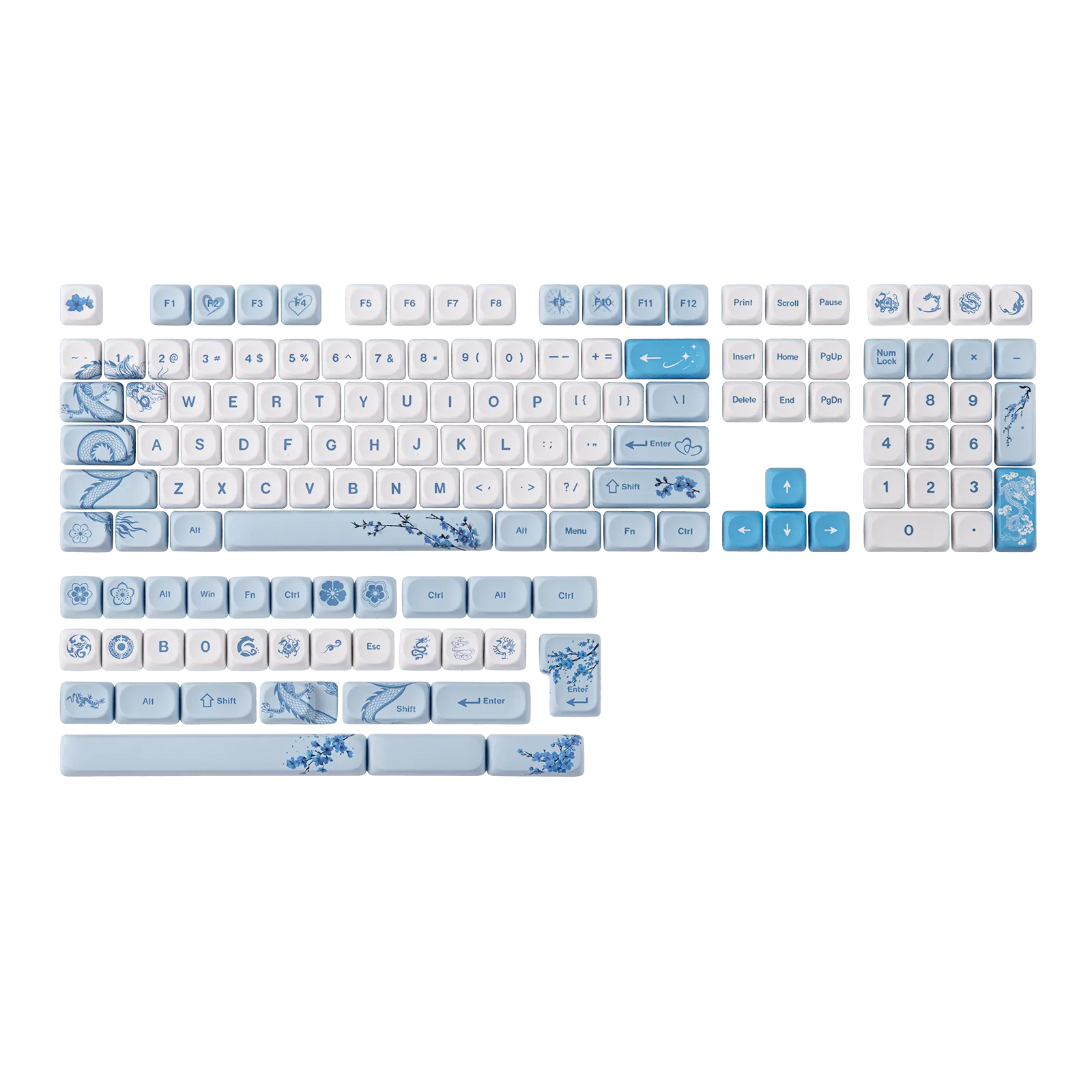EPOMAKER x LINDSEYSZN Azure Dragon SZN Keycap Set