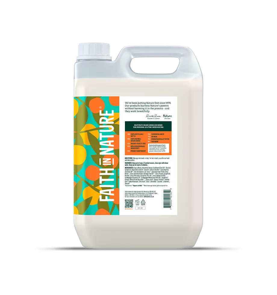 Grapefruit & Orange Lotion 5L: Daily Use Tips