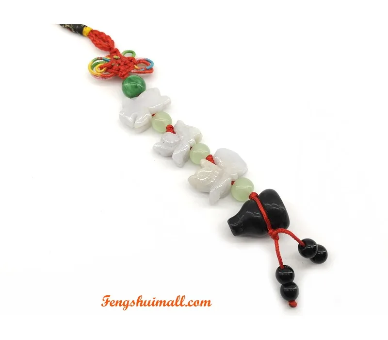 Three Horoscope Allies Amulet - Tiger, Horse & Dog