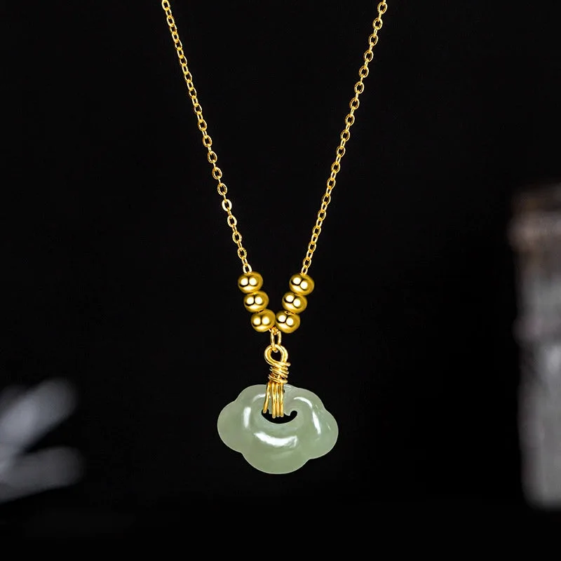 Jade Ruyi Prosperity Necklace