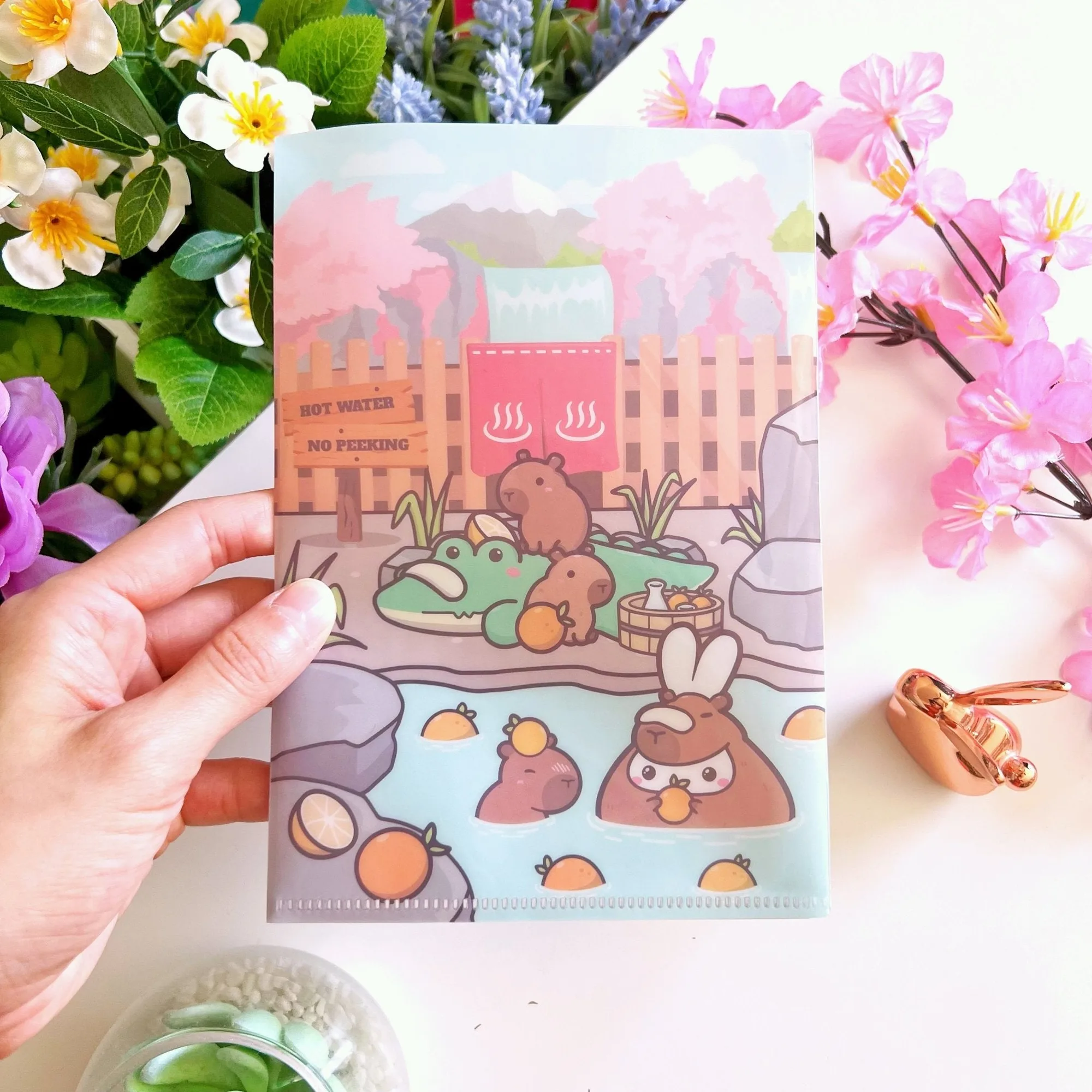 Sticker Folder - Be Capy & Chill (B6 Size)