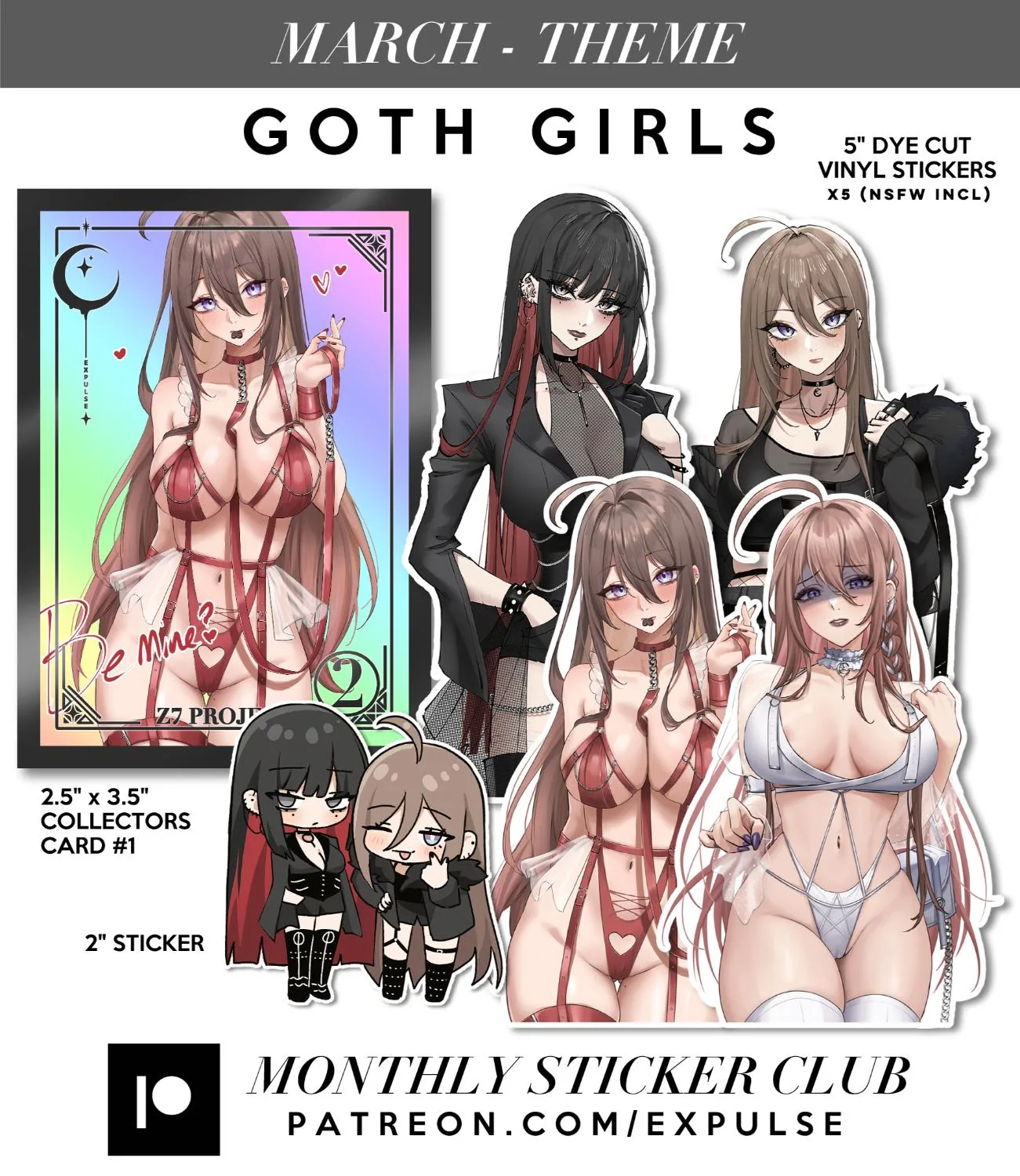 Z7 PROJECT: Goth Girls - Set #2