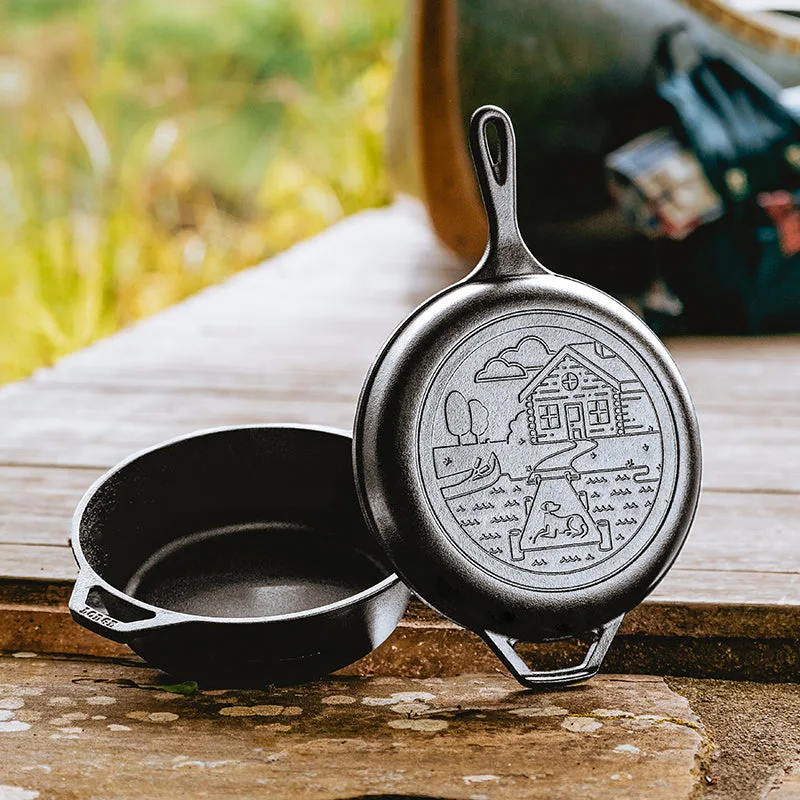 How to Use the Lodge Wanderlust 3.2 Quart Cast Iron Cabin Combo Cooker: A Complete Guide