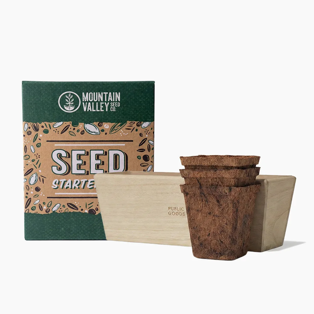 Stoneware Planter & Seed Kit Setup for Beginners