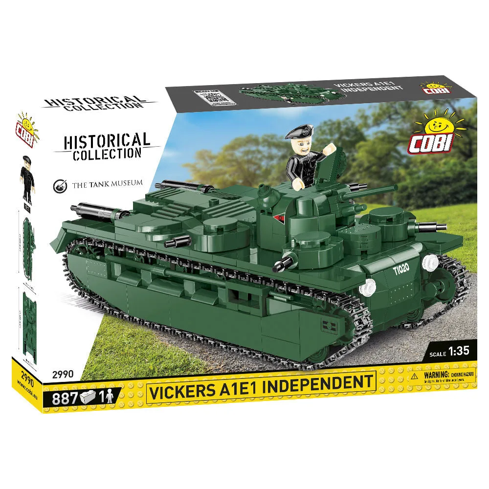 COBI Vickers A1E1 Independent Tank: Consejos de construcción de la Gran Guerra
