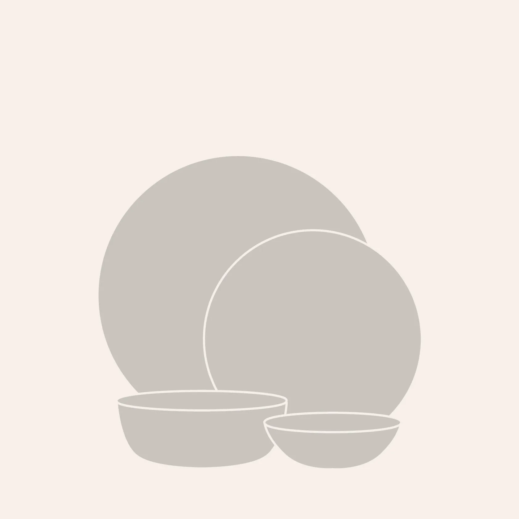4-Piece Custom Dinnerware Set