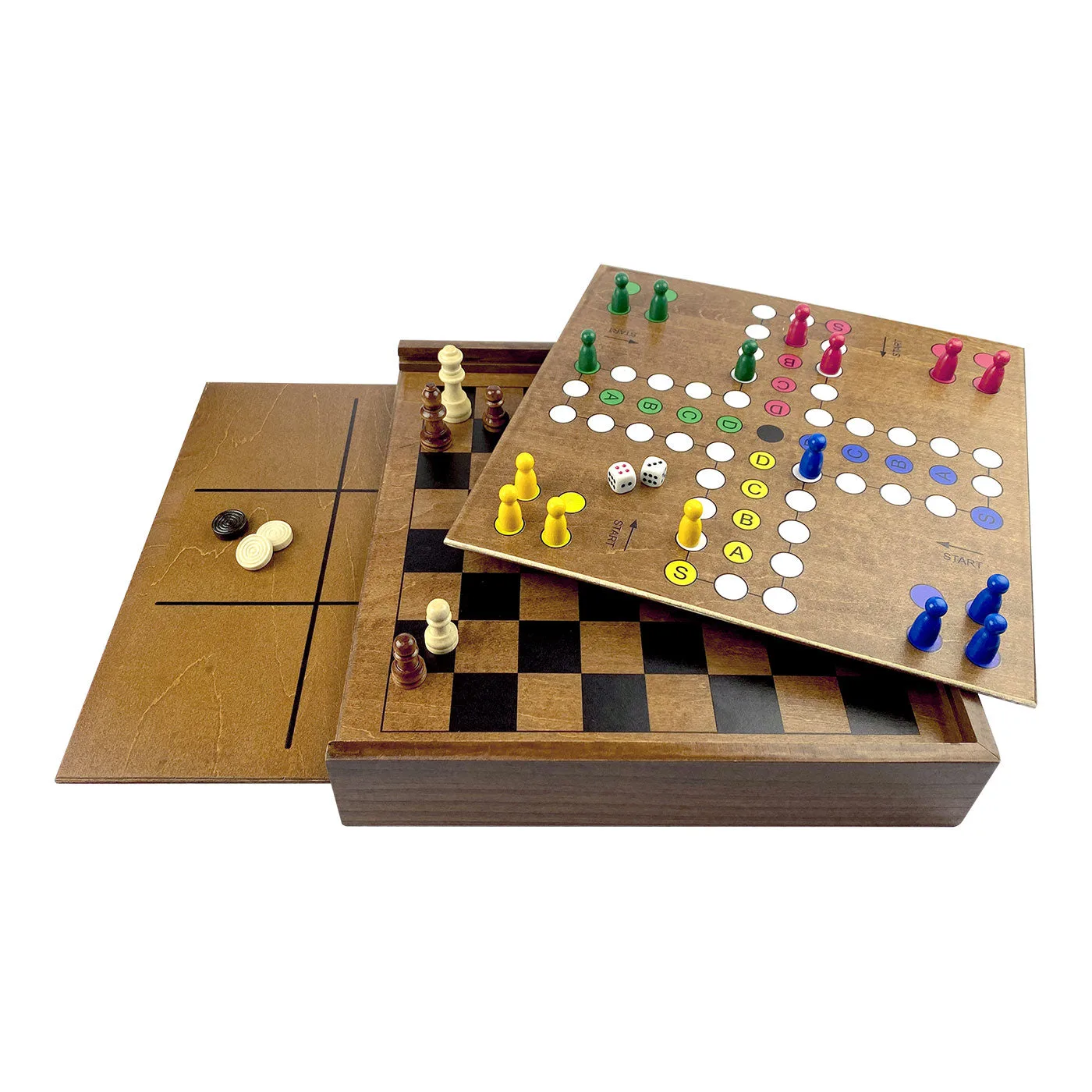 Australian Geographic 7-in-1 Board Game Set