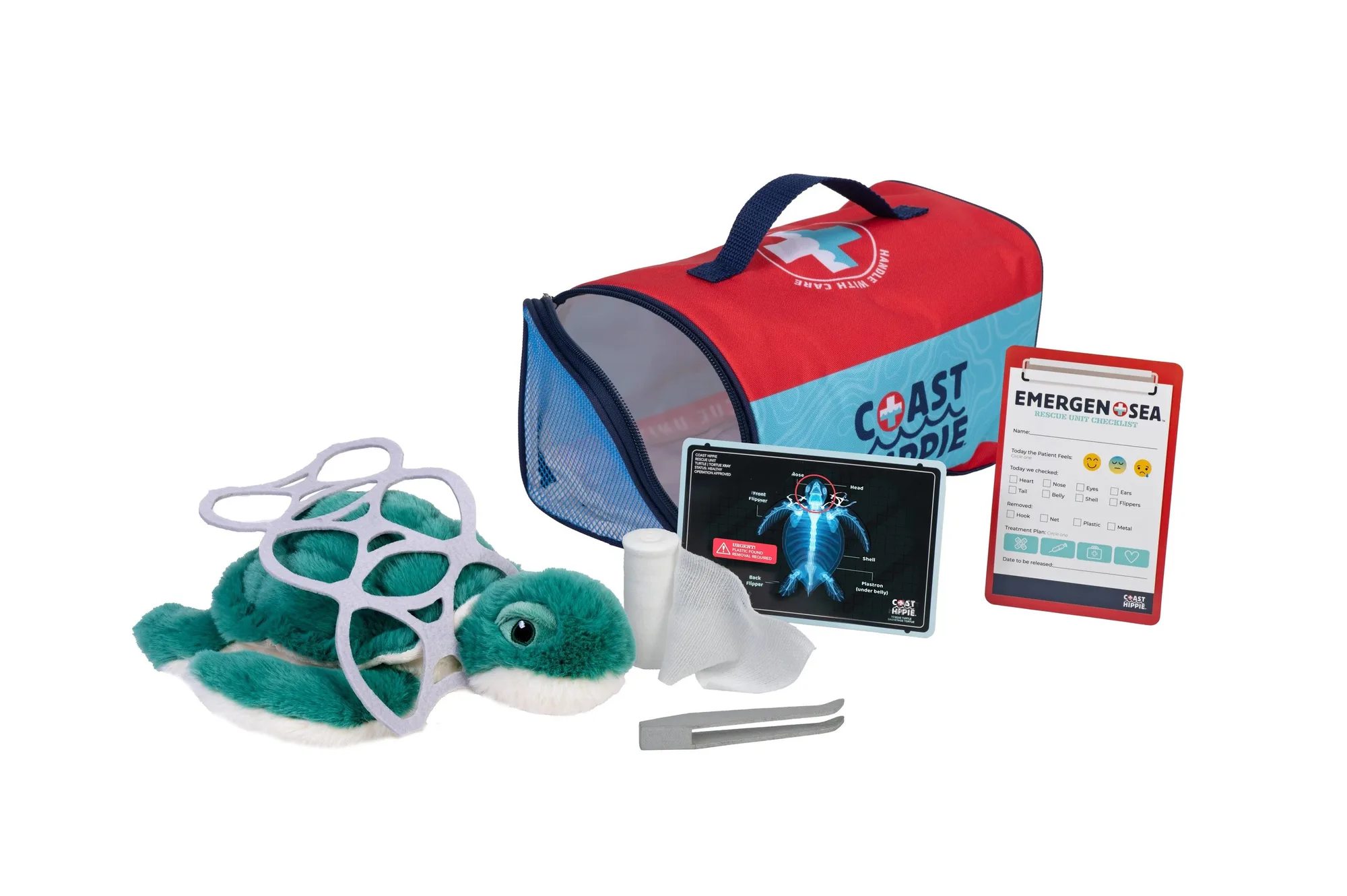 Kit salvataggio hippie costiero: axolotl contro tartaruga marina