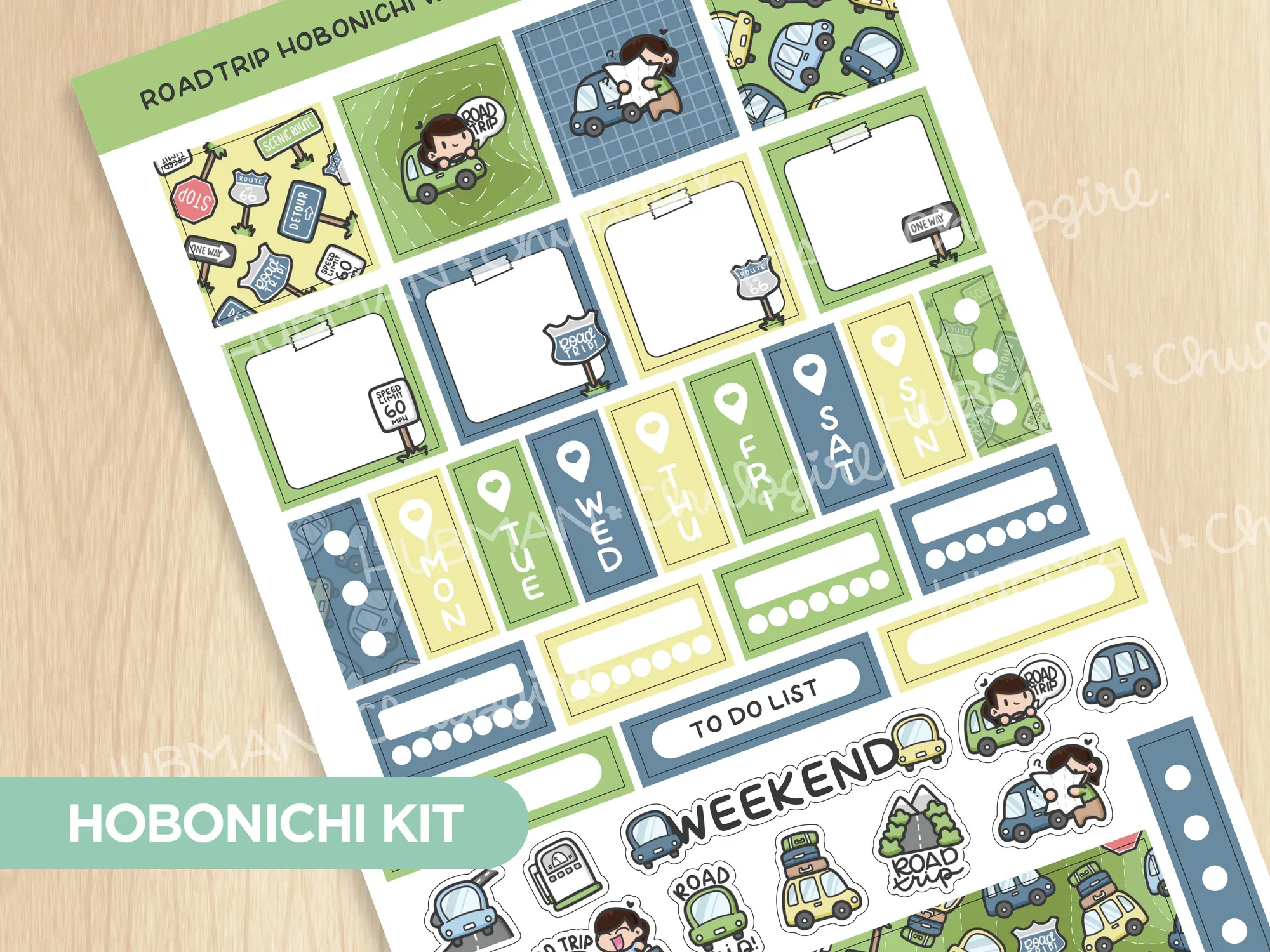 رحلة على الطريق Hobonichi Weeks Kit