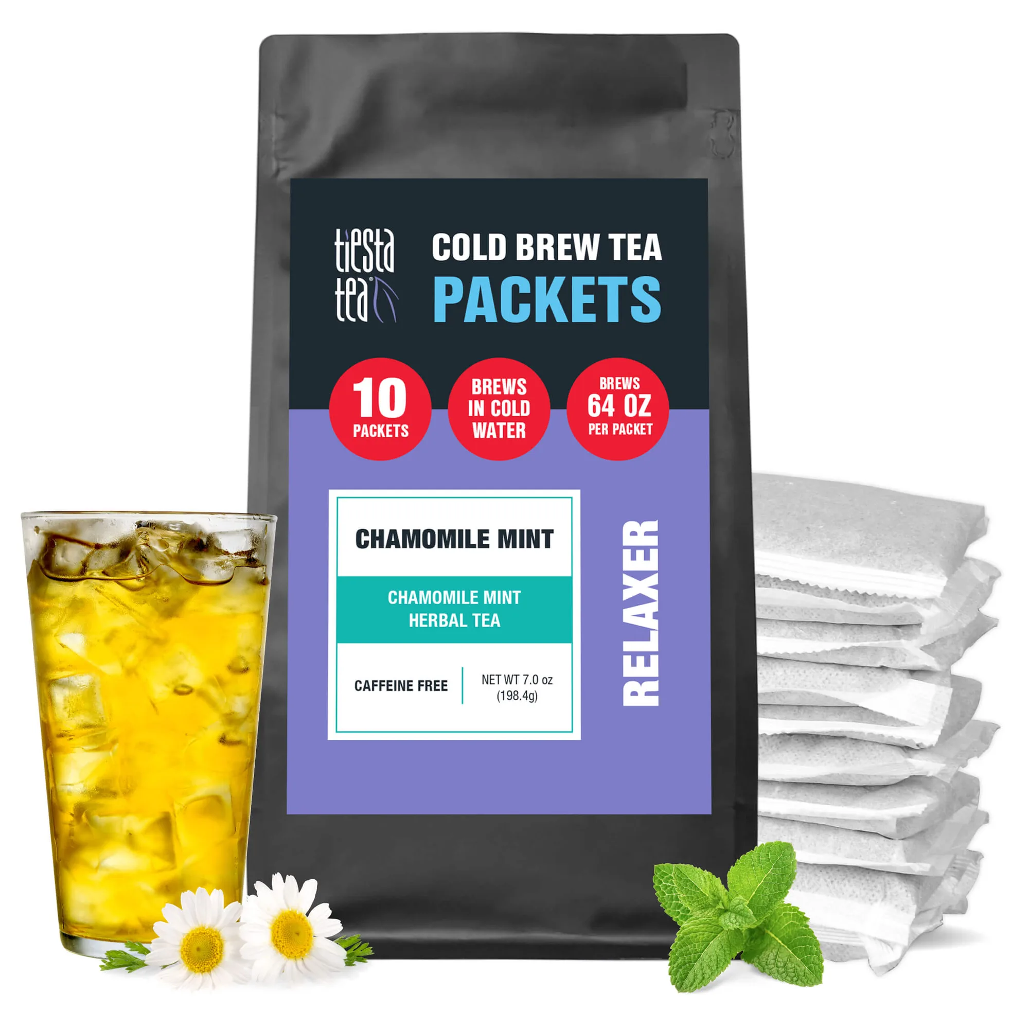 Kamille-Minze Kaltbrüh 2qt Krug-Packs (10er Pack)
