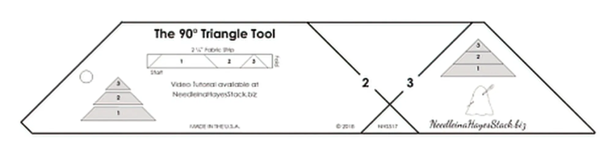 How to Use a 90 Degree Triangle Tool for Quilting