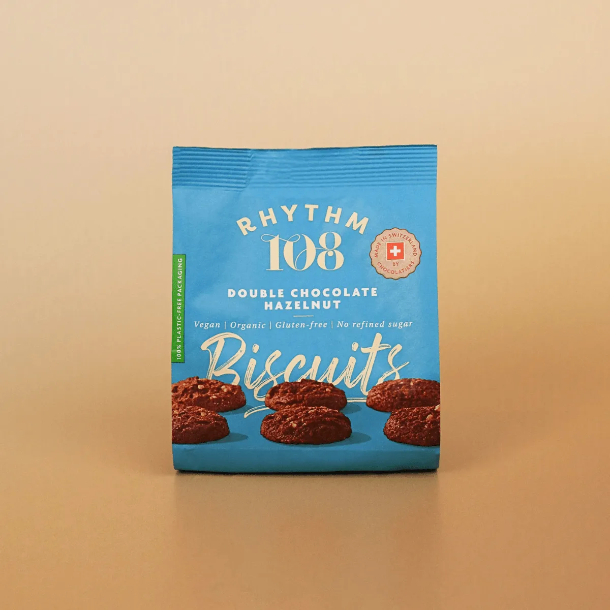 Double Chocolate Hazelnut Biscuits - Pack of 8