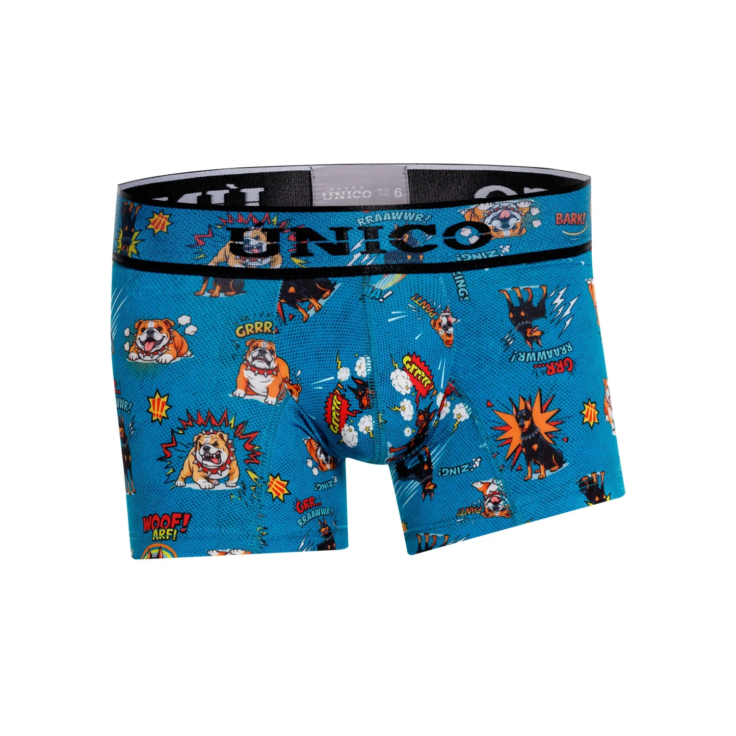 Kids' Mid Boxer Snarl Blue: Fit and Features
