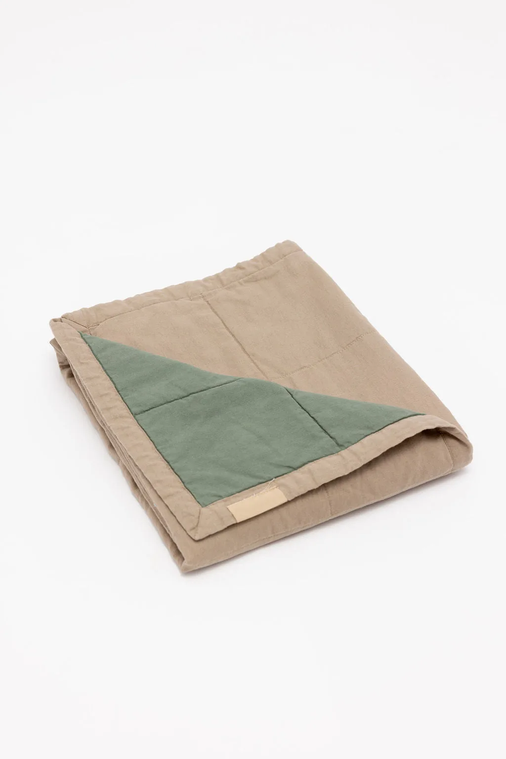 Desert Lark/Acadian - Linen Quilted Blanket