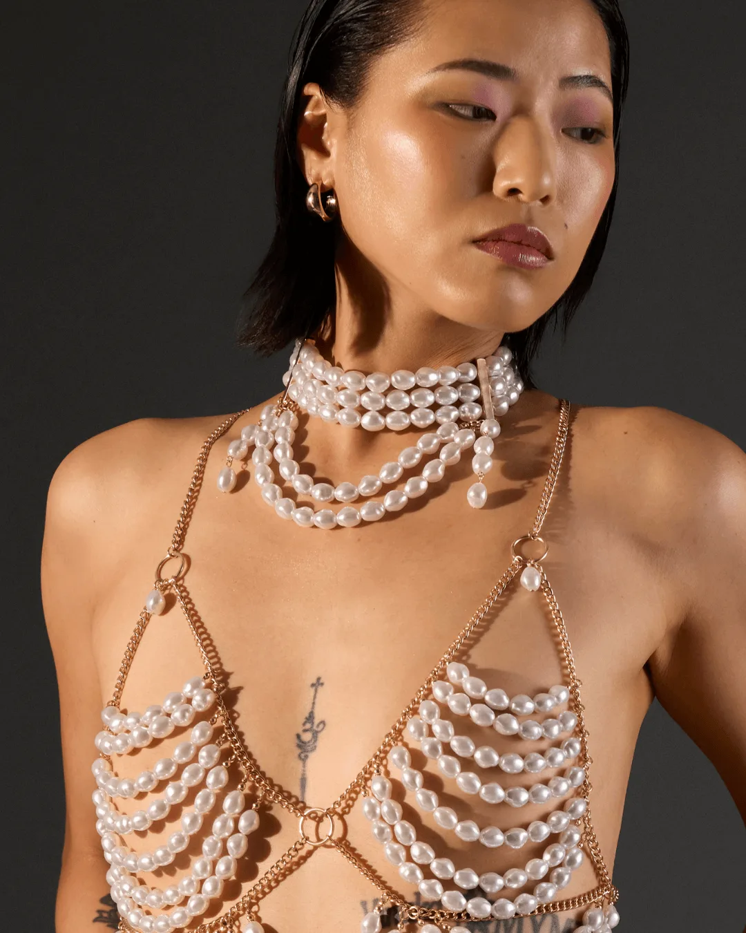 How to Style Harlow Choker and Belt with Lingerie