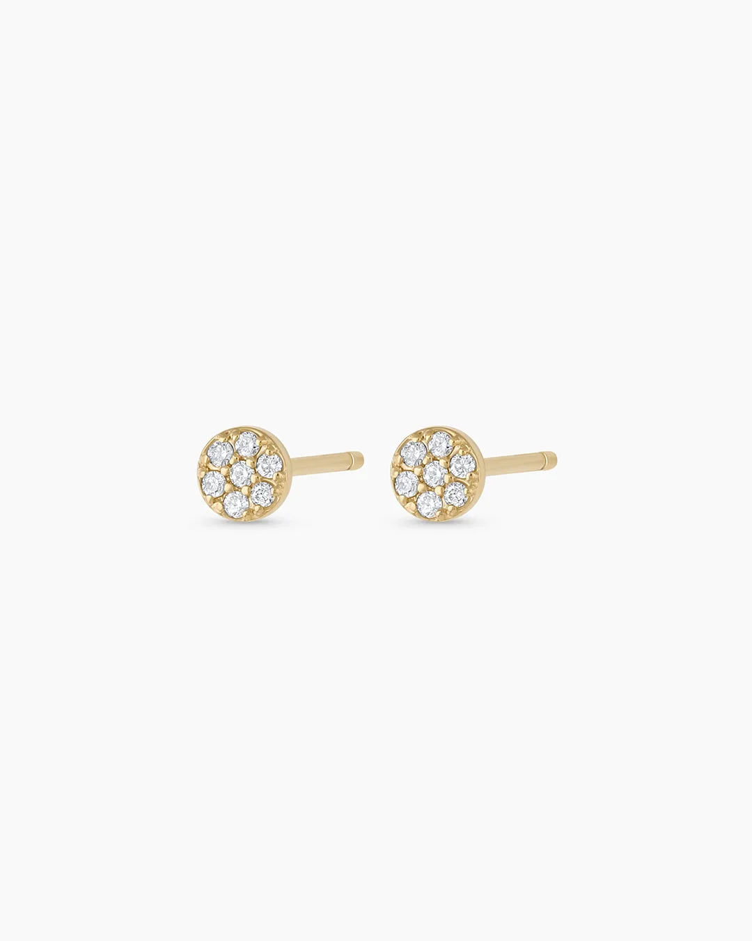 14K Diamond Pavé Studs