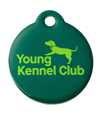 Young Kennel Club Round Lightweight Pet Tag
