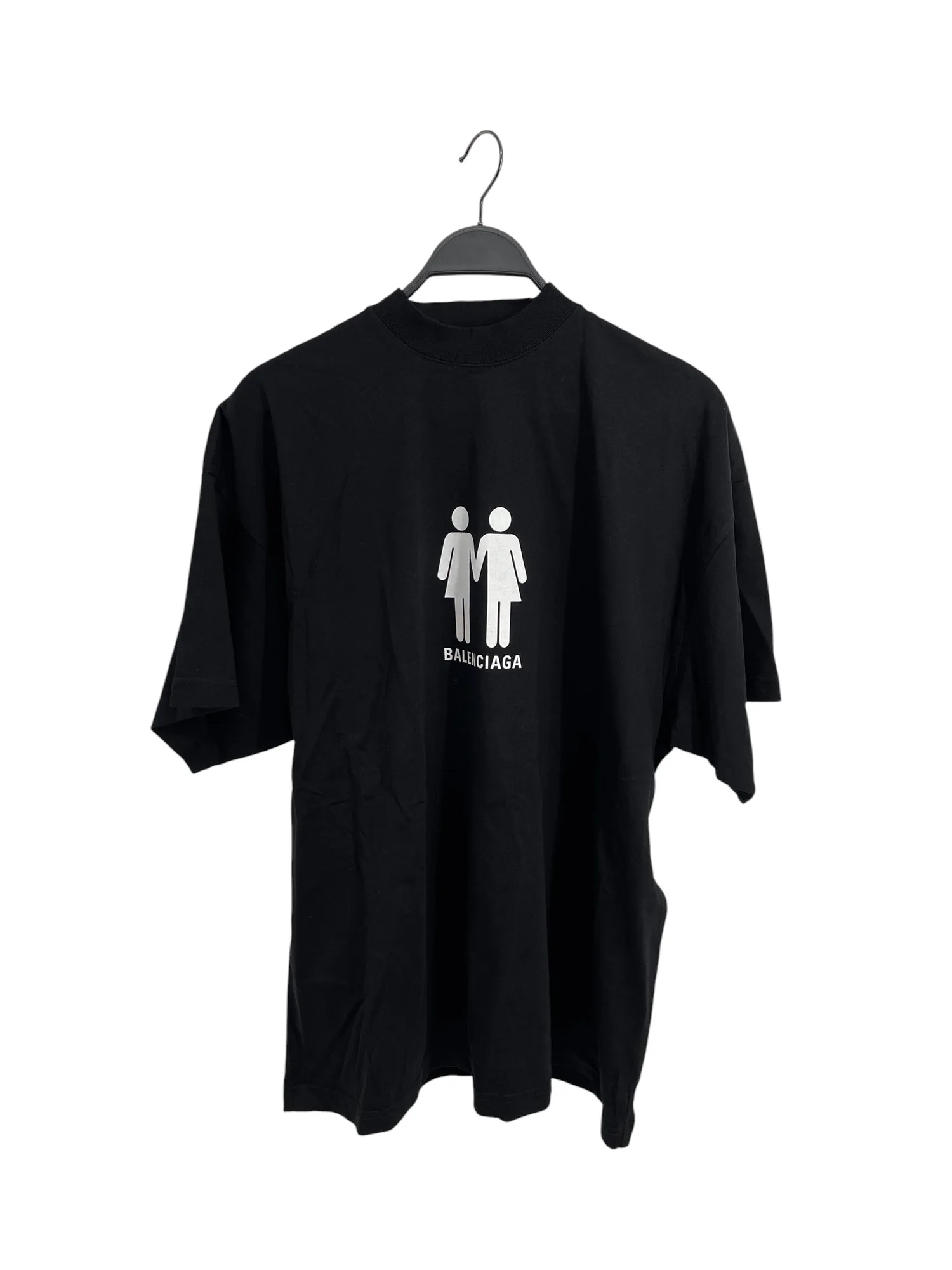 BALENCIAGA/T-Shirt/2/Cotton/BLK/2022 BOY/GIRL PRIDE