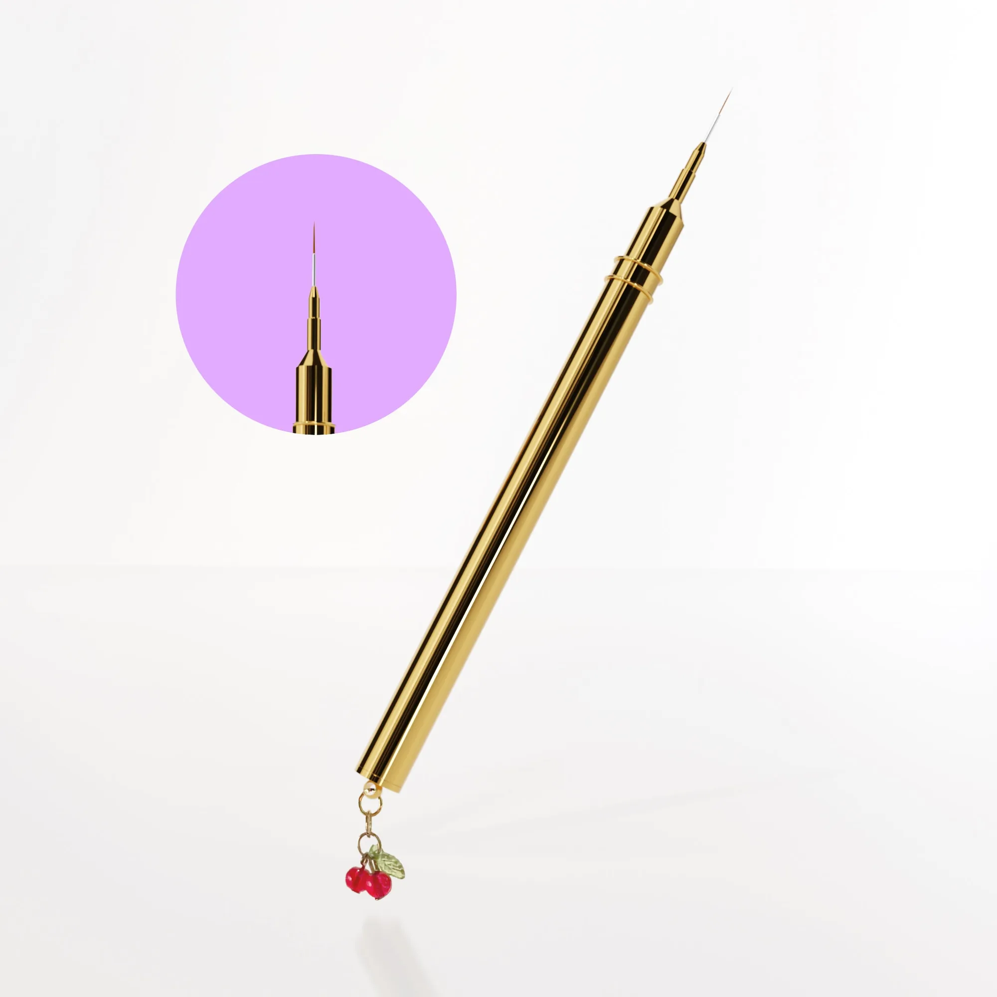Como usar cerejas Trinket Liner para uma nail art fofa