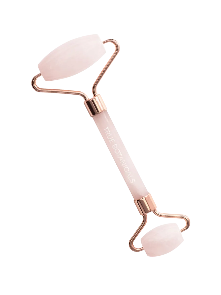 How to Use the Rose Quartz Face Roller with Eye Patches for a De-Puffing, Brightening Routine