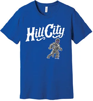 Comparativa de camisetas Hill City Howlers: sublimadas vs. bordadas