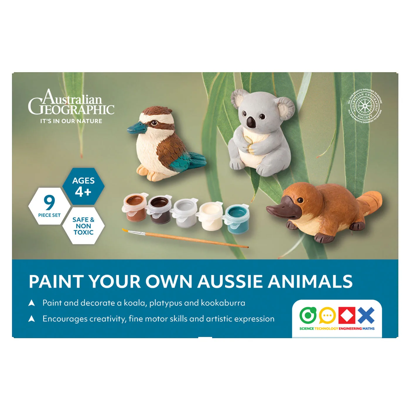 Cómo pintar tu propio set de animales australianos