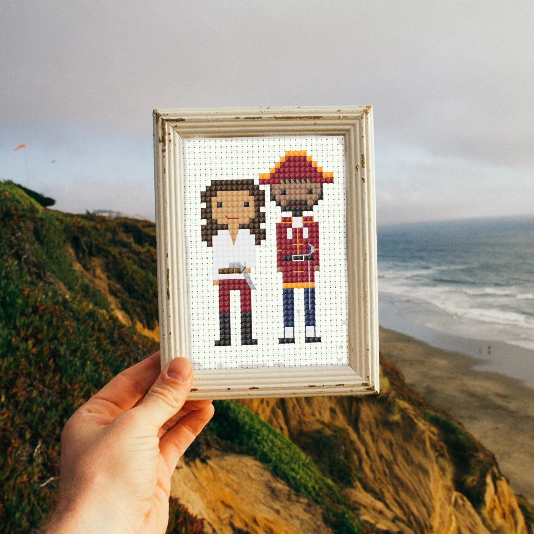 How to Cross Stitch a Scenery and Background Pattern: Enhance Your Portrait