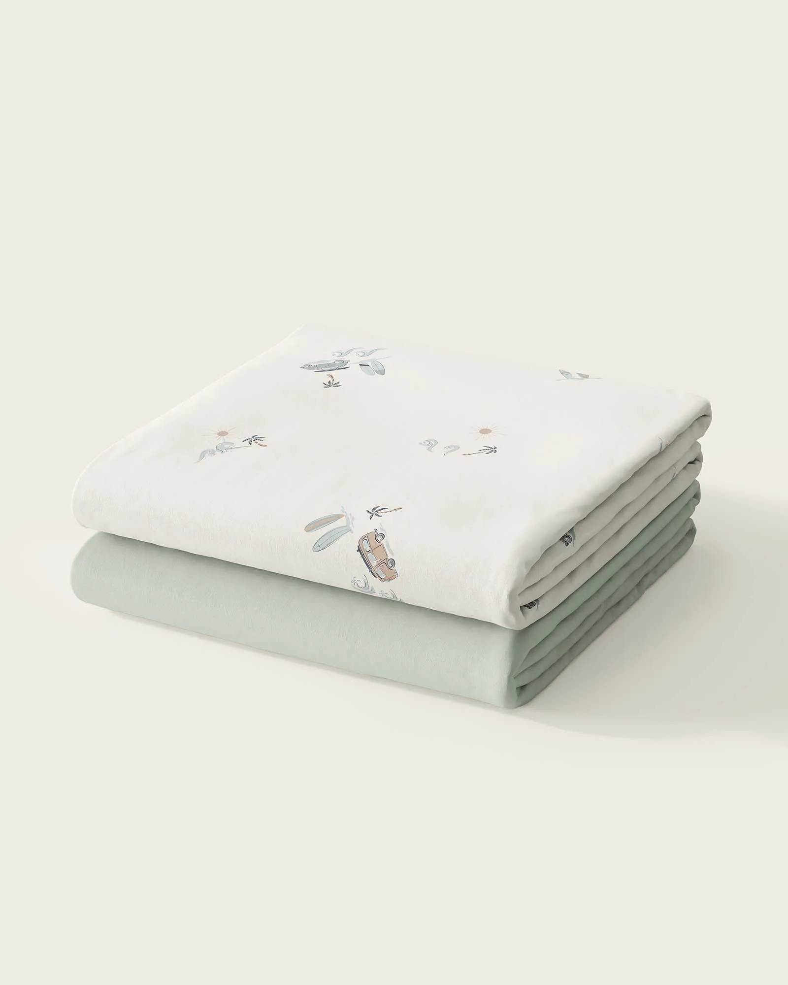 Shorebreak Organic Crib Sheet Set