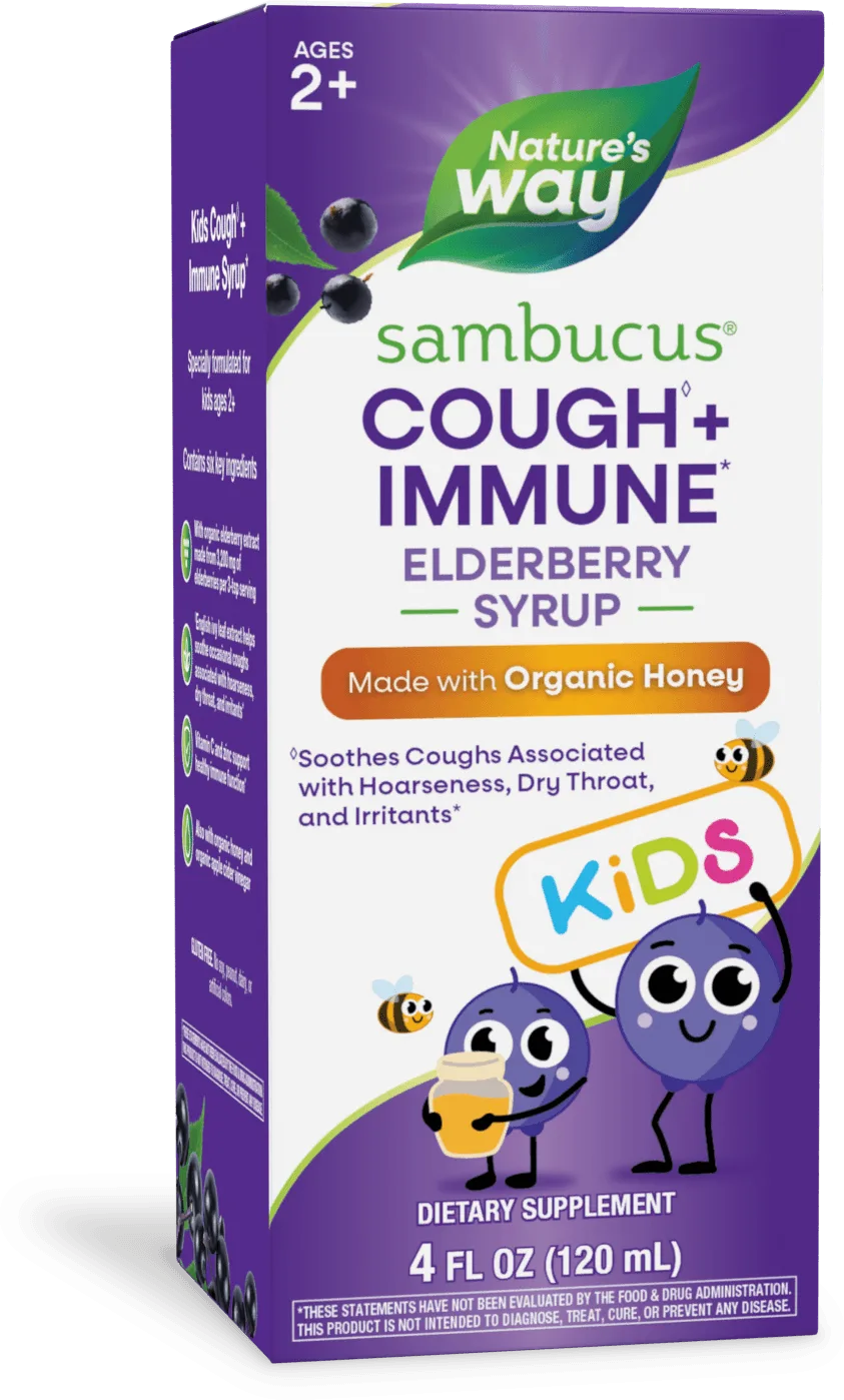 Sambucus Kids Cough + Immune Elderberry Syrup - Short Expiration Sale²