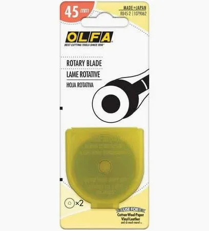 شفرات OLFA 45mm ومساطر Creative Grids: تنسيق القص