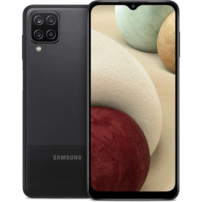 Samsung Galaxy A12, Unlocked Smartphone, Android Cell Phone, Multi-Camera System, Expandable Storage, US Version, 32Gb, Black (factory renewed)