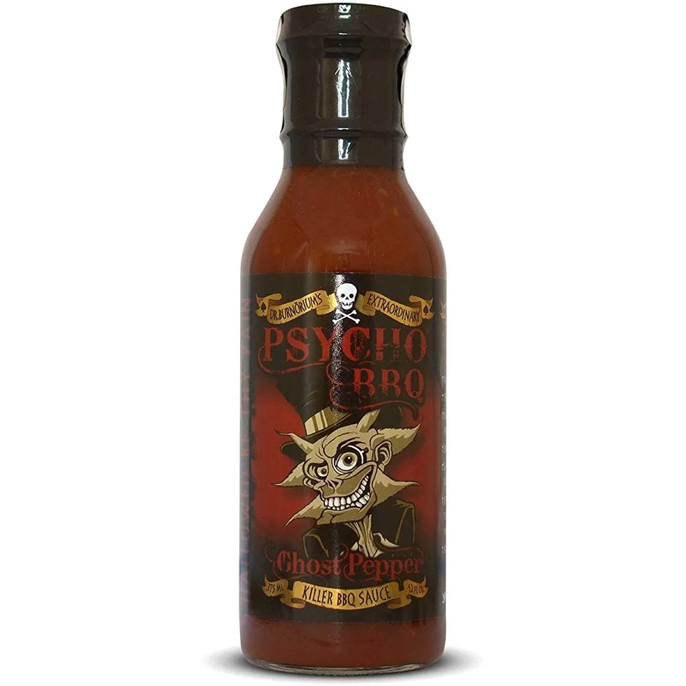 *PSYCHO BBQ Ghost Pepper Barbecue Sauce