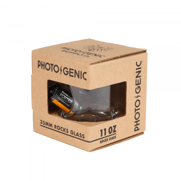 Photogenic 35mm Film Rocks Bucket Glass (11oz)