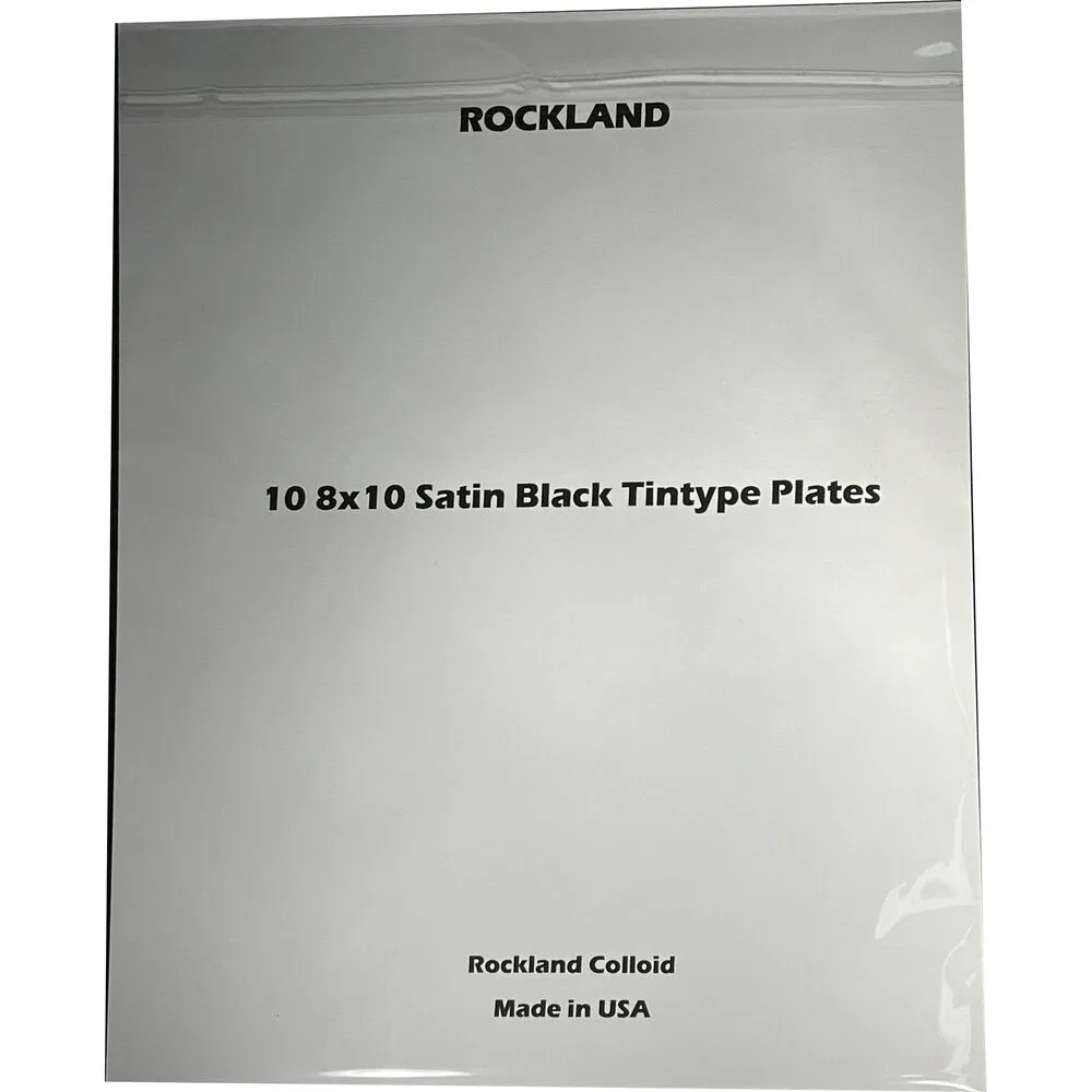 Rockland Tintype Replacement Plates - 8 x 10in Pack of 10