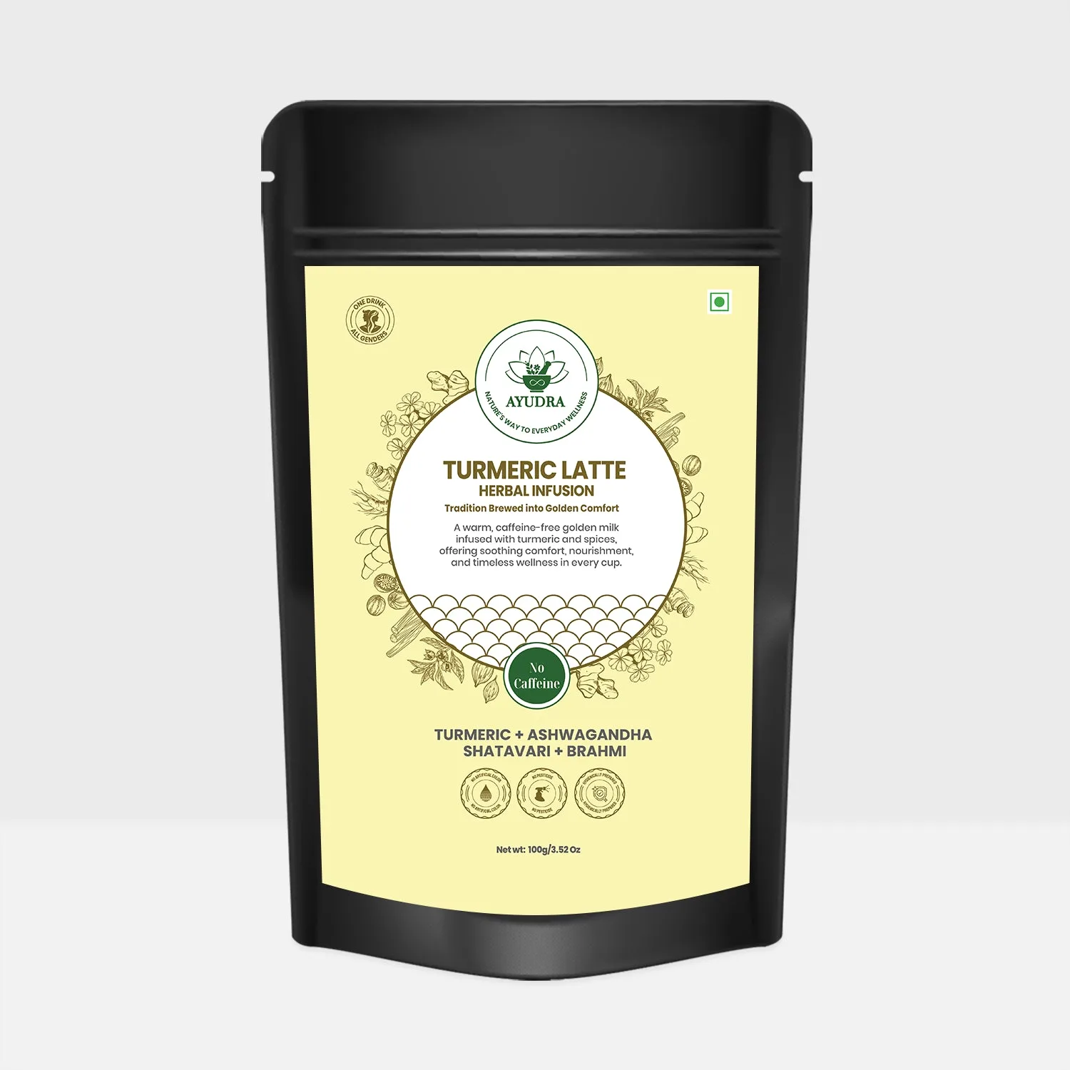 Latte au curcuma