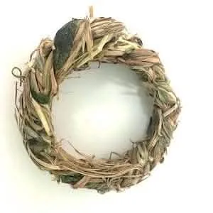 Anel Trevo: brinquedo natural para roer para coelhos e porquinhos-da-índia