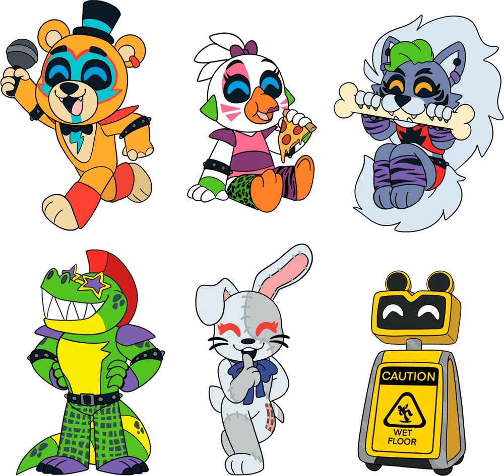 FNAF Security Breach Pin Set