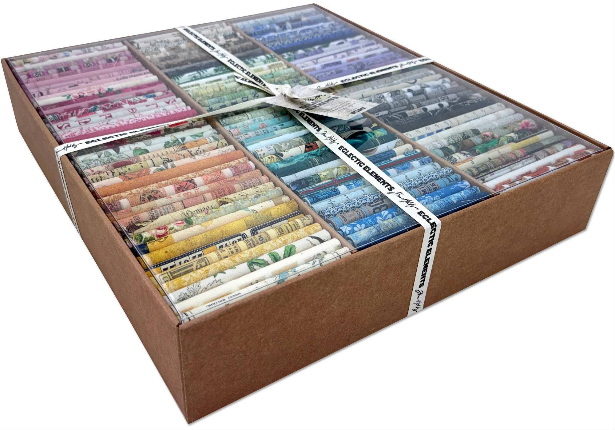 Free Spirit - Eclectic Palette Fat Quarter Box by Tim Holtz 120 pcs