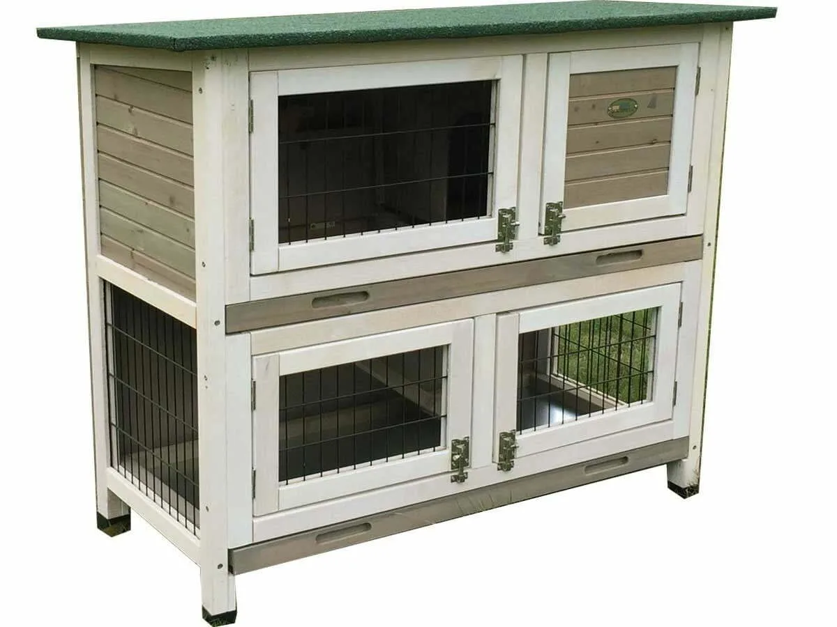How to Set Up a 2 Tier Rabbit Hutch for Multiple Rabbits