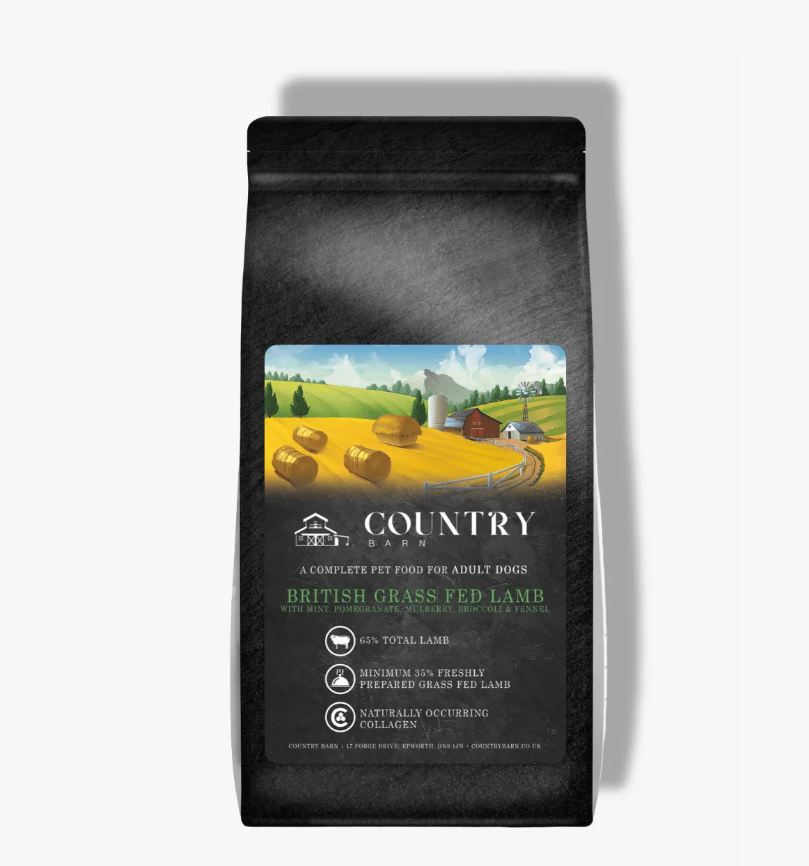 Country Barn British Grass Fed Lamb Adult Dog Food